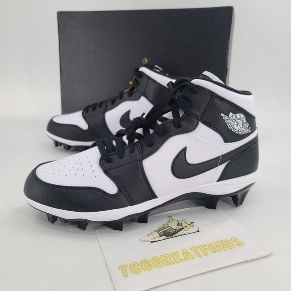Nike Air Jordan 1 Mid TD Football Panda Cleats main image 14